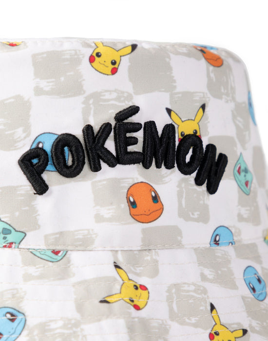 Pokemon Multi Character Unisex Kids Multicoloured Bucket Hat