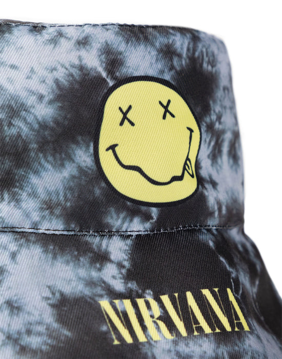 Nirvana Logo Unisex Kids Black Bucket Hat