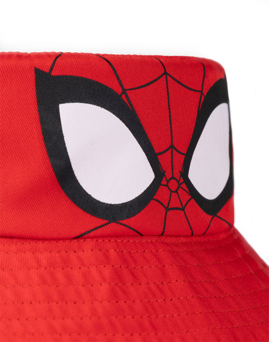 Marvel Spiderman Boys Reversible Bucket Hat — Vanilla Underground