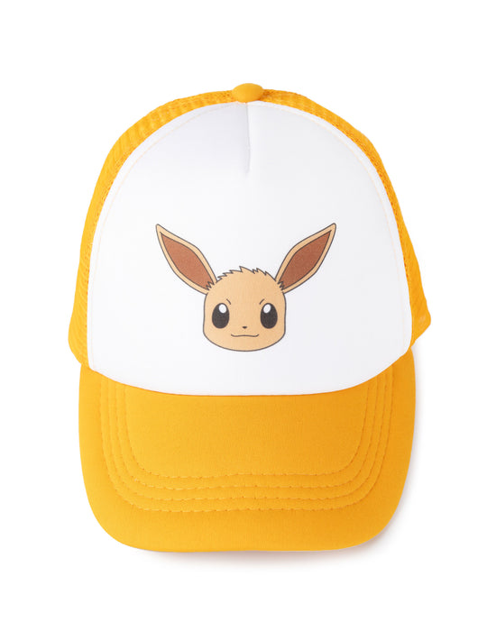 Pokemon Eevee Girls Brown Adjustable Curved Peak Cap