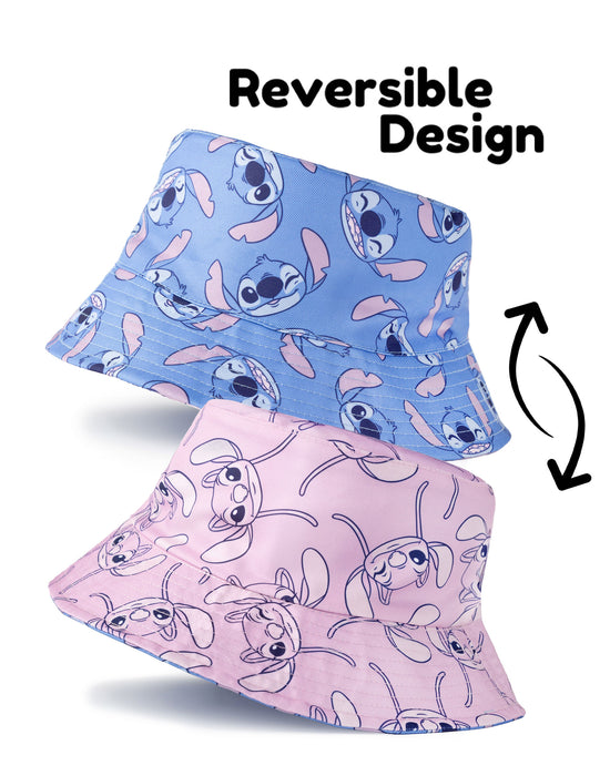 Disney Lilo and Stitch Reversible Girls Multicoloured Bucket Hat
