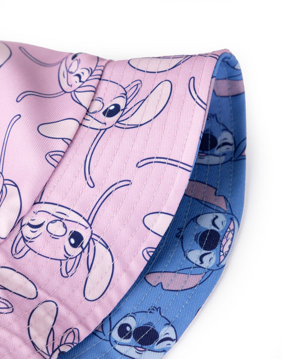 Disney Lilo and Stitch Reversible Girls Multicoloured Bucket Hat