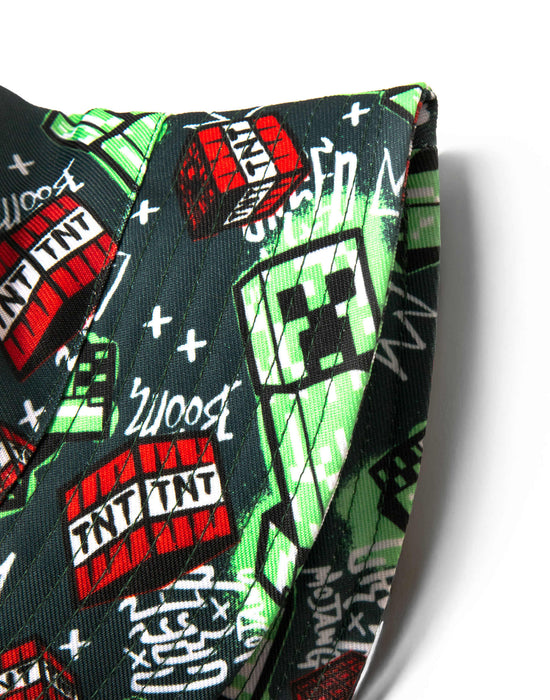 Minecraft Creeper Unisex Kids Multicoloured Bucket Hat