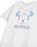 Disney Minnie Gradient Girls White Short Sleeved T-Shirt