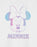 Disney Minnie Gradient Girls White Short Sleeved T-Shirt