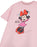 Disney Minnie Mouse Pose Girls Pink Short Sleeved T-Shirt