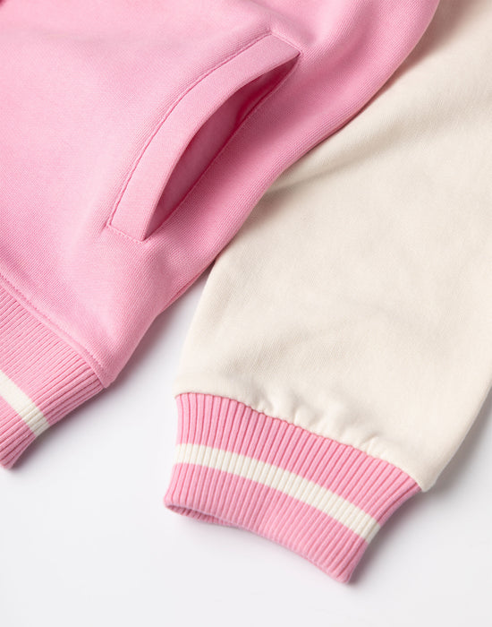 Squishmallows Squish Squad Girls Pink Bomber Jacket