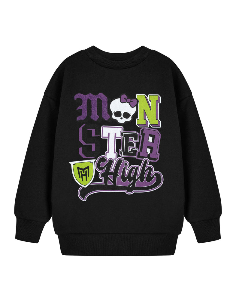 Monster High High School Girls Black Sweatshirt