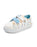 Bluey Multi Character Unisex Kids White Velcro Trainers
