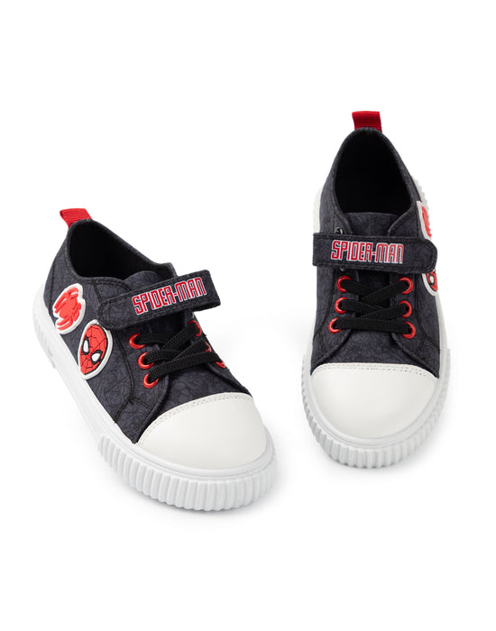 Marvel Spiderman Boys Blue Velcro Trainers