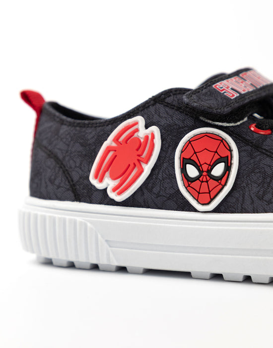 Marvel Spiderman Boys Blue Velcro Trainers