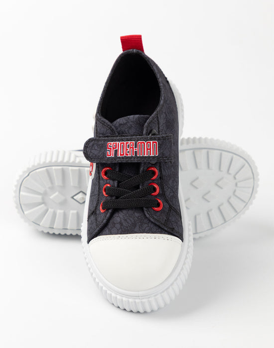 Marvel Spiderman Boys Blue Velcro Trainers