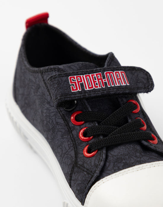 Marvel Spiderman Boys Blue Velcro Trainers