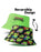 Teenage Mutant Ninja Turtles Reversible Logo And Faces All Over Print Boys Green Bucket Hat