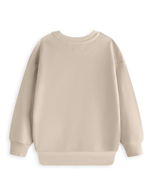 Pusheen Weekend Plans Girls Beige Sweatshirt