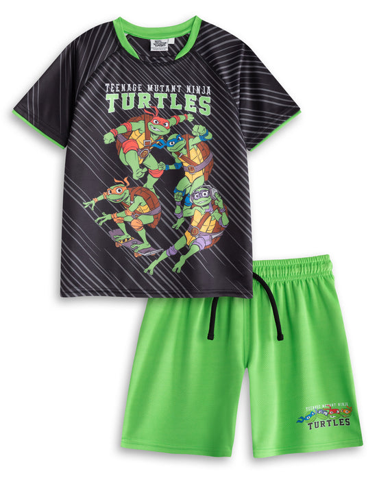 Teenage Mutant Ninja Turtles 01 Group Boys Black Football Kit