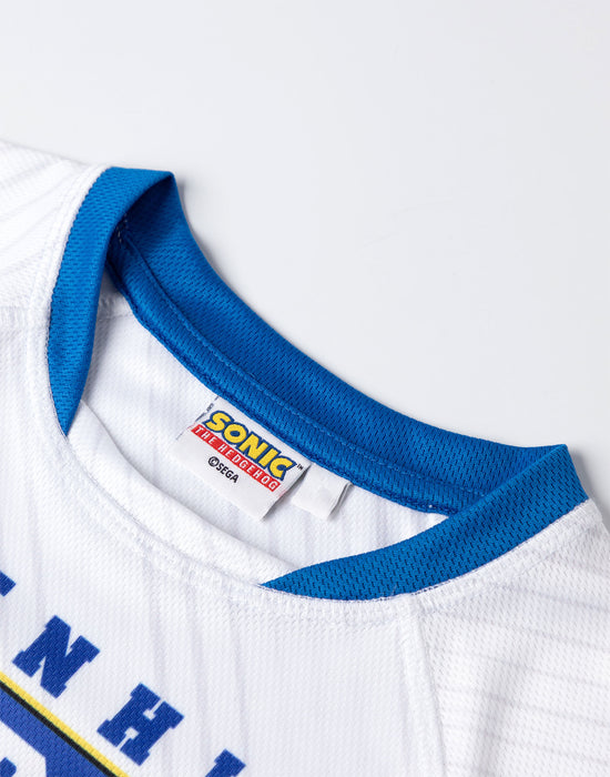 Sonic the Hedgehog Greenhill League Boys White Football Kit