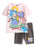 Sonic the Hedgehog Pastel Diamond Girls Pink T-Shirt and Shorts Set