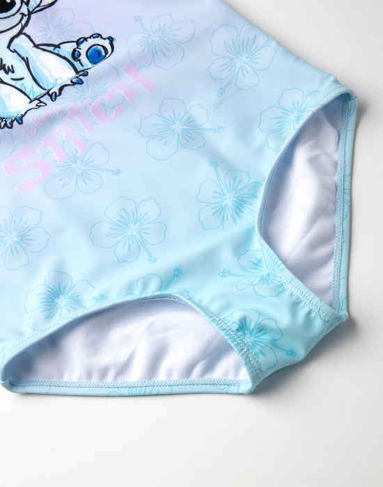 Disney Lilo & Stitch Character Girls Multicoloured 1 Piece Swimming Costume