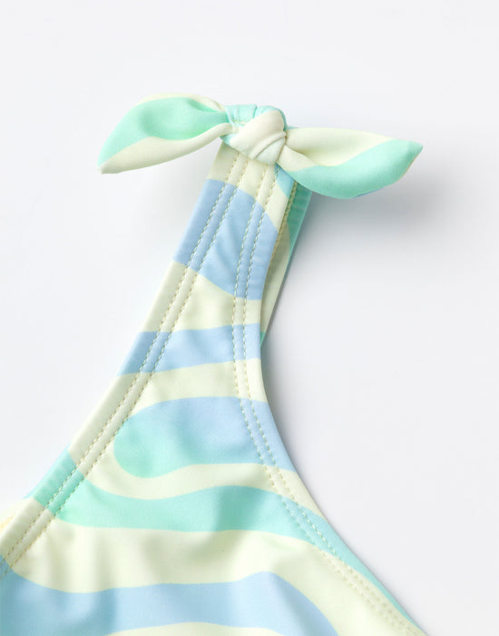 Squishmallows Summer Of Squish Girls Yellow 1 Piece Swimming Costume