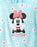 Disney Minnie Mouse Girls Blue 2 Piece Towelling Co-ord