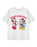 Disney Candy Cane Merry Christmas Girls White Short Sleeved T-Shirt