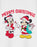 Disney Candy Cane Merry Christmas Girls White Short Sleeved T-Shirt