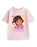 Dora The Explorer Dora Girls Pink Short Sleeved T-Shirt