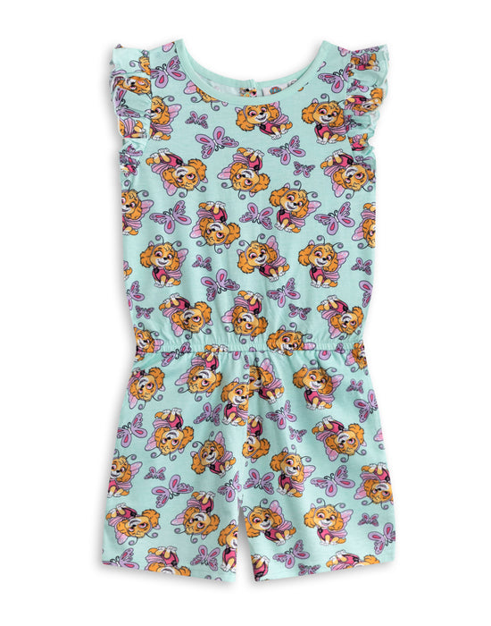 Paw Patrol Skye Girls Blue Sleeveless Playsuit