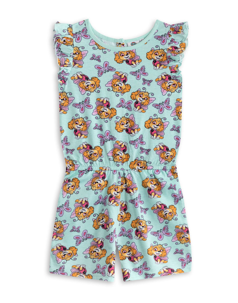 Paw Patrol Skye Girls Blue Sleeveless Playsuit