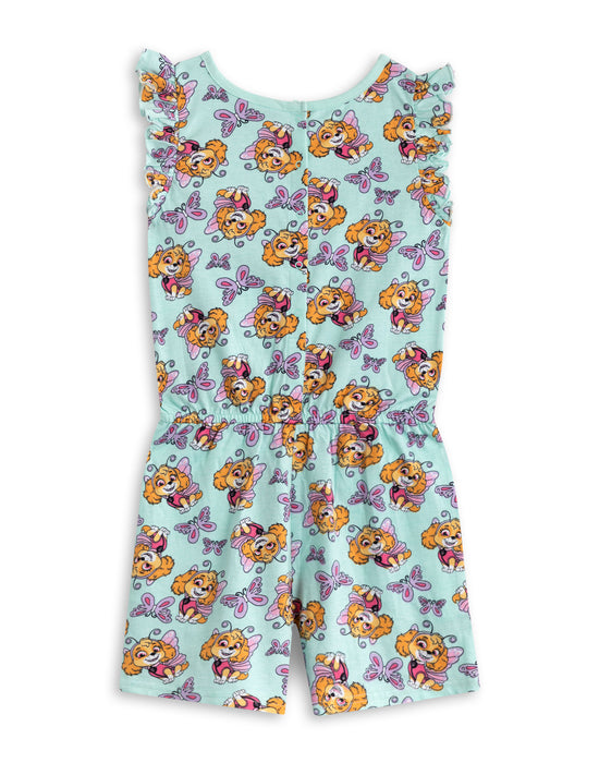 Paw Patrol Skye Girls Blue Sleeveless Playsuit