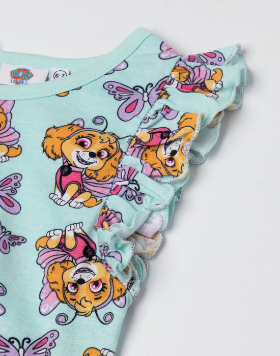 Paw Patrol Skye Girls Blue Sleeveless Playsuit