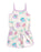 Squishmallows Character AOP Girls Multicoloured Sleeveless Playsuit