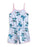 Disney Lilo & Stitch Character AOP Girls Blue Sleeveless Playsuit