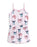 Disney Lilo & Stitch Multi Character AOP Girls Pink Sleeveless Playsuit