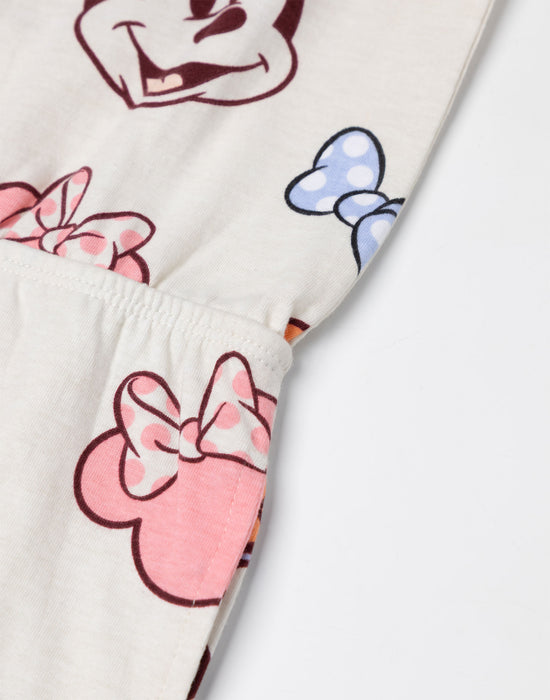 Disney Minnie Mouse Character AOP Girls Multicoloured Sleeveless Playsuit