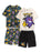Pokemon Multi Character Boys Multicoloured Multi-Pack of 2 Short Sleeve Short Leg Pyjama Set