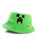 Minecraft Borg Character Boys Green Bucket Hat