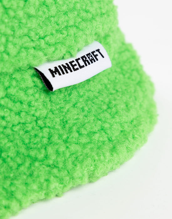 Minecraft Borg Character Boys Green Bucket Hat