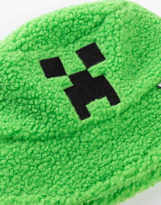 Minecraft Borg Character Boys Green Bucket Hat