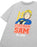 Fireman Sam NO.1 Hero Boys Grey Short Sleeved T-Shirt