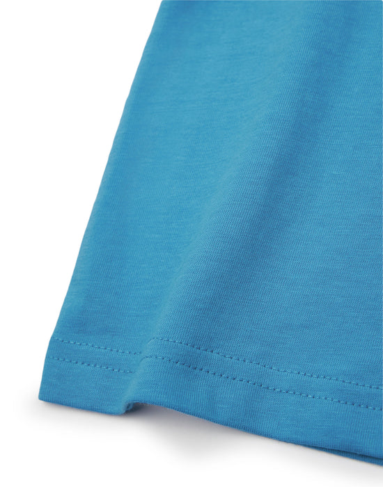Sesame Street Group Unisex Kids Blue Short Sleeved T-Shirt