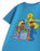 Sesame Street Group Unisex Kids Blue Short Sleeved T-Shirt