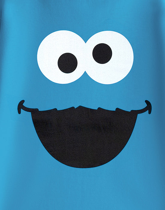 Sesame Street Cookie Monster Unisex Kids Blue Short Sleeved T-Shirt