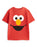 Sesame Street Elmo Unisex Kids Red Short Sleeved T-Shirt