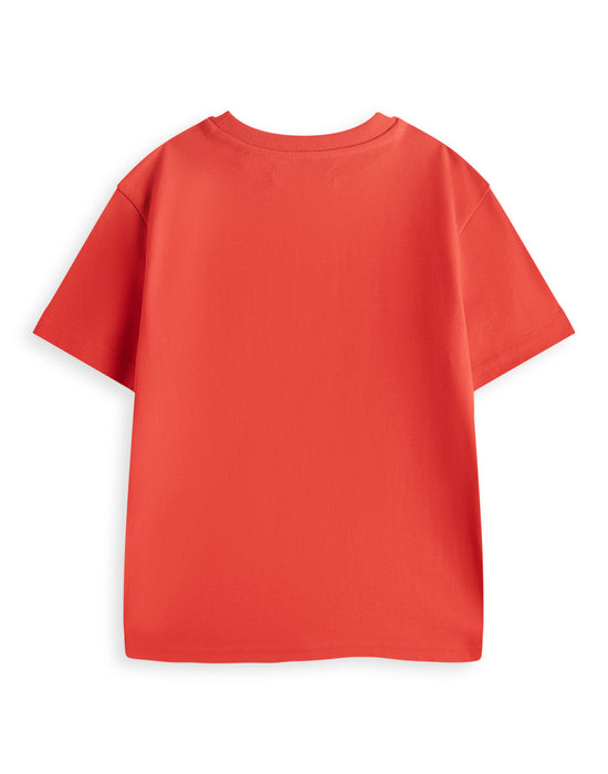Sesame Street Elmo Unisex Kids Red Short Sleeved T-Shirt