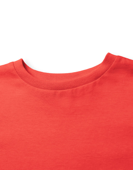 Sesame Street Elmo Unisex Kids Red Short Sleeved T-Shirt