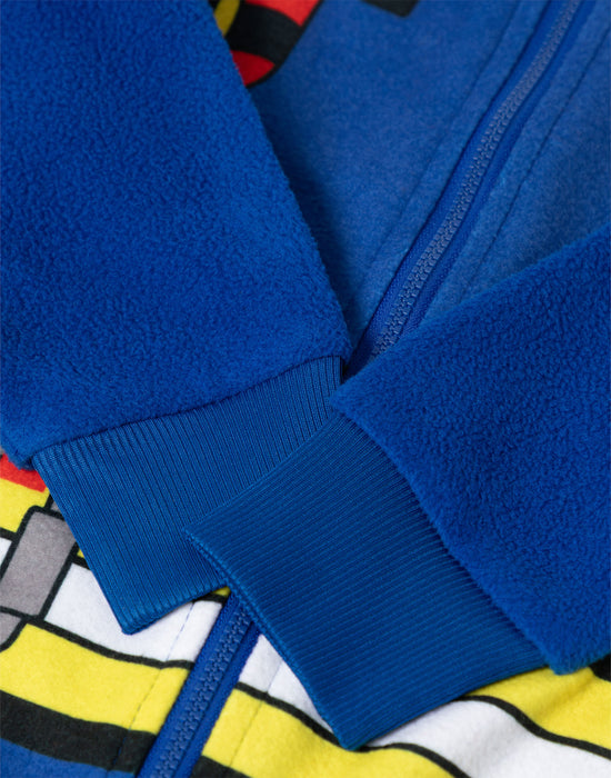 Fireman Sam Fire Suit Uniform Boys Blue Onesie