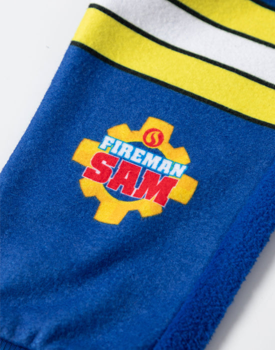 Fireman Sam Fire Suit Uniform Boys Blue Onesie