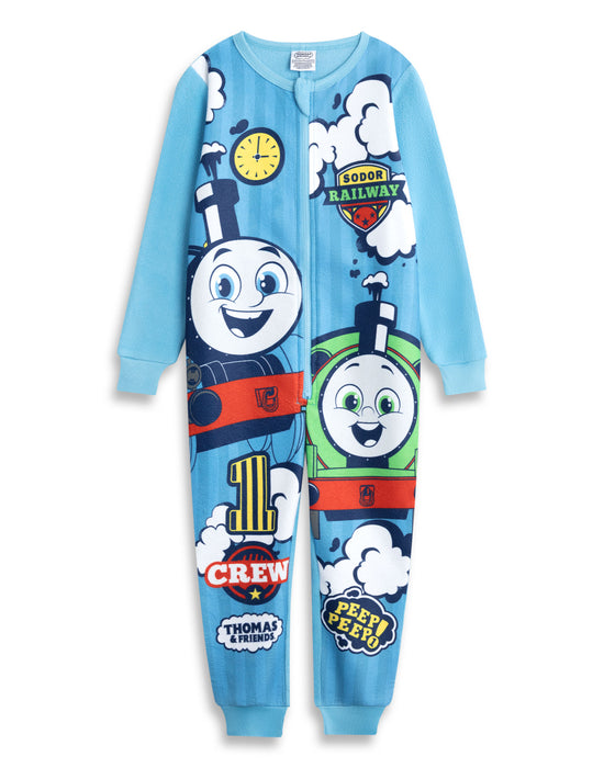 Thomas and Friends Multi Crew Boys Blue Onesie